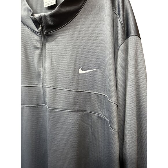 Nike Dri-Fit Mens 1/4 Zip Performance Pullover 4XL Gray - Picture 3 of 8